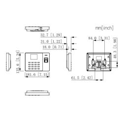 Dahua ASA1222GL-D IP presence control terminal with Fingerprint,…