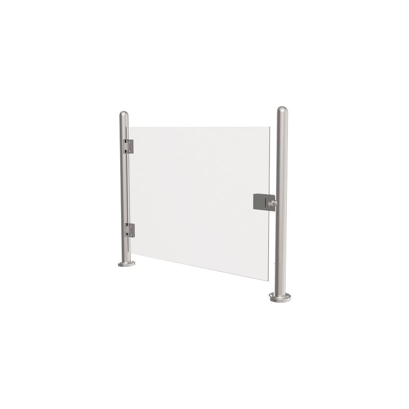 Turboo TS-GLASSDOOR-90 - Stainless steel glass fence, Manual door opening,…