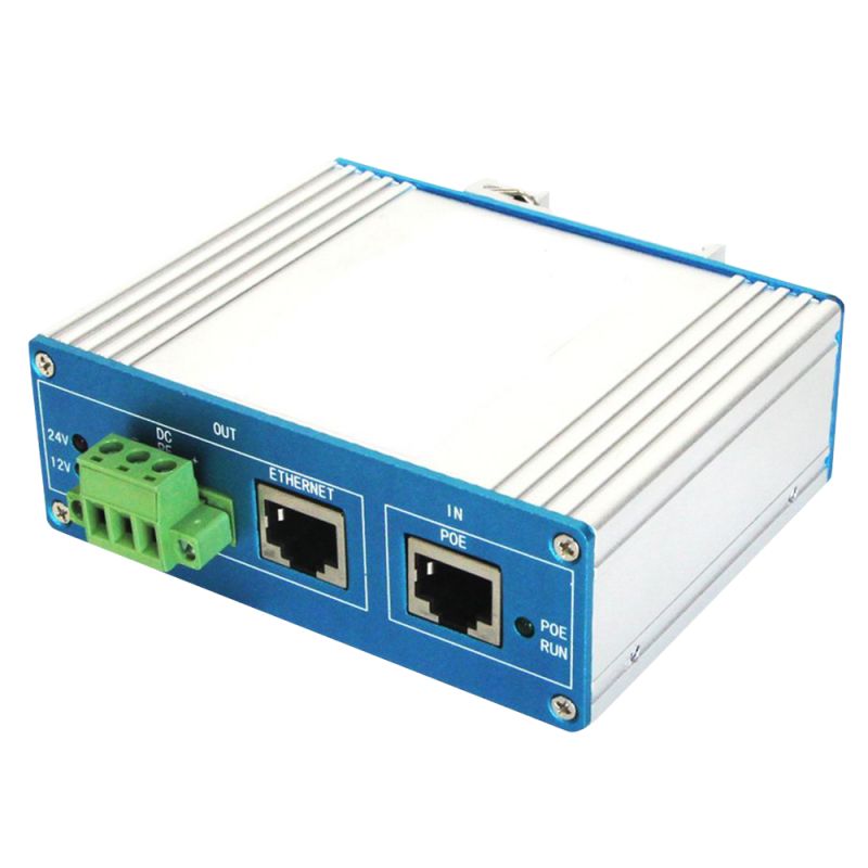 POE-SPLIT-60W-BT - PoE Splitter, Para cámaras IP no PoE, Entrada RJ45…