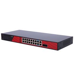 Safire SF-SW2016HIPOE-GF-240 - Safire Switch Hi-PoE, 16 puertos PoE + 2 SFP + 2 RJ45,…