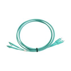 Cordon de brassage duplex FO multimode OM3 pour intérieur LSFH LC/PC-SC/PC 2 m Televes