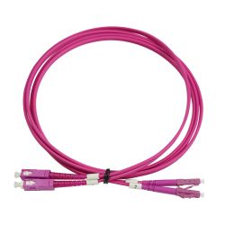 OM4 Multimode FO Duplex Patch Cord for Indoor LSFH LC/PC-SC/PC 2m Televes