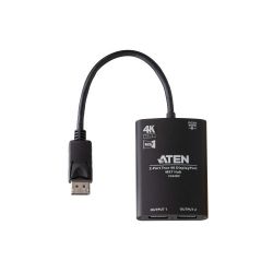 ATEN VS92DP-AT Conçu avec une solution MST DisplayPort abordable mais avancée à l'esprit, le hub…