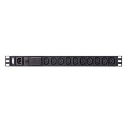 ATEN PE0110SG-AT-G Attention PE0110SG. PDU types: Basic, Rack capacity: 1U, Product colour: Black