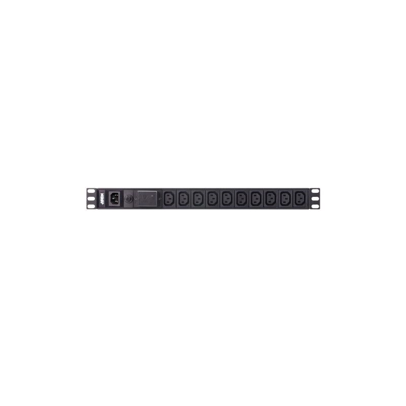 ATEN PE0110SG-AT-G Attention PE0110SG. PDU types: Basic, Rack capacity: 1U, Product colour: Black