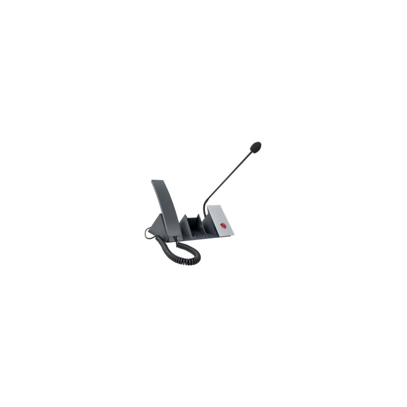 COMMEND C-ID5-DKGM COMMEND DESK STAND WITH GOOSENECK MICROPHONE FOR ID5 SERIES INDOOR INTERCOM…