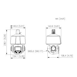 Dahua SD3E205DB-GNY-A-PV1 Cámara PTZ IP 2M TiOC H265 WDR…