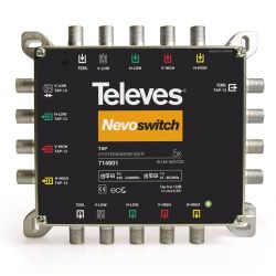 Nevoswitch derivador 5x5x5 F 12dB Televes