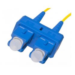 Fiber optic cable 1m, SC/PC to SC/PC duplex singlemode 9/125