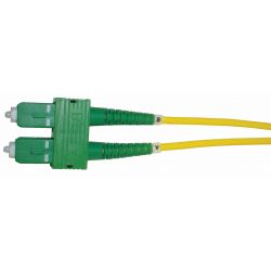 Fiber optic cable 3m, SC/APC to SC/APC duplex singlemode 9/125