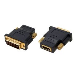 Conversor HDMI hembra a DVI macho Gold