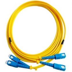 Cable de fibra óptica 0.5m SC a SC duplex bifibra monomodo 9/125