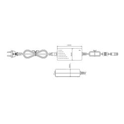 Inverto Unicable 2 65W Adaptateur d'alimentation pour multiswitches Unicable 2 (prise EU)