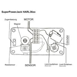 Superjack engine positioning actuator 24 inches 180-240 cm