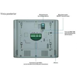 Color video door entry kit 7 "Tegui 300X13E + SFERA NEW