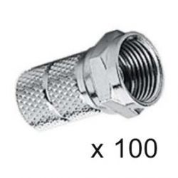 Sac de 100 connecteurs F Triax pour câble coaxial de 7 mm triax-153073