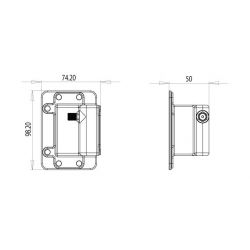 LNB Inverto Single Banda-C Flange 3113 IDLR-SINFOC00-CLASC-OPP