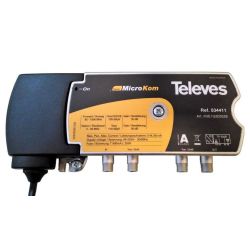 Televés MicroKom: Amplificateur T4 RET/MATV G(-||20)/(20||25)dB