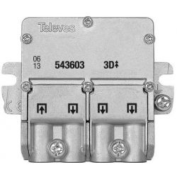 Mini-Repartidor 5..2400MHz EasyF 3D 8,5/7,5dB Televes