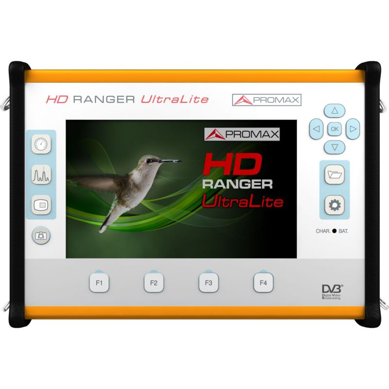 Medidor de campo profesional Promax HD RANGER LITE DVB-T2/C2/S2 LTE