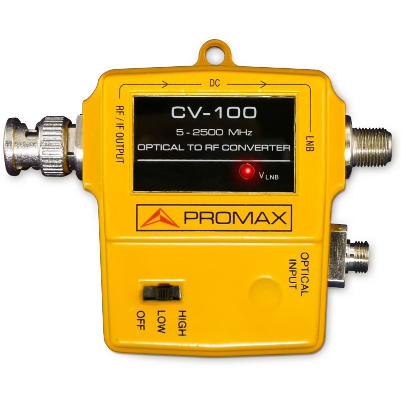 Promax CV-100 Optical to RF converter