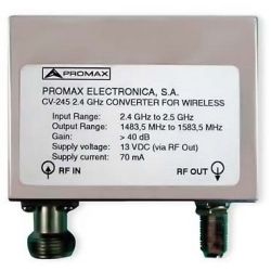 Promax CV-245: 2.4 GHz band converter