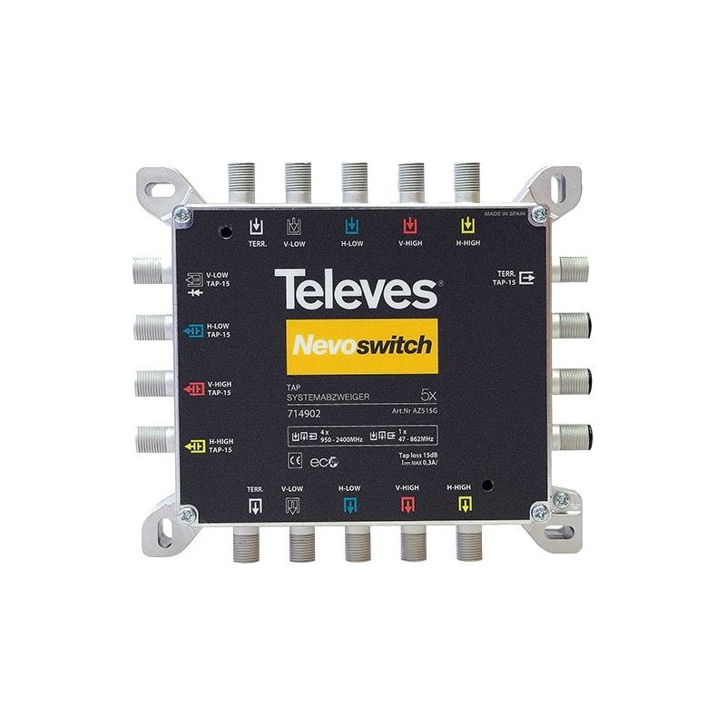 Tap 5x5x5 "F" 12dB - Nevoswitch Televes