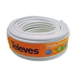 Coaxial cable coil PVC 20m white Televes