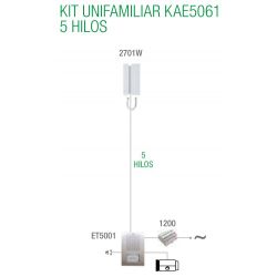 Comelit KAE5061 SINGLE-FAMILY 5-WIRE AUDIO KIT. EXTRA-MINI.