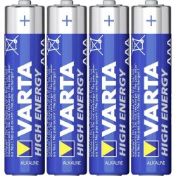 Pilas alcalinas AAA Varta High Energy LR03 1.5V 4pcs