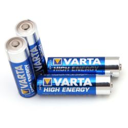 Pilas alcalinas AA Varta High Energy LR06 1.5V 4pcs