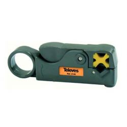 Coaxial cable stripper Televes