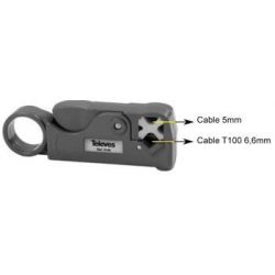 Coaxial cable stripper Televes