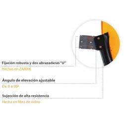 Antena parabólica Offset Televes ISD 83cm Aluminio 39dBi Naranja. Televes ISD 830 793101