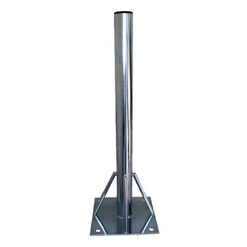 Floor support with fixed column 50x1,5x750 mm and plate 250x250x4 mm AMP019A