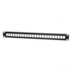 Painel de rack de 19 "24 conectores RJ45