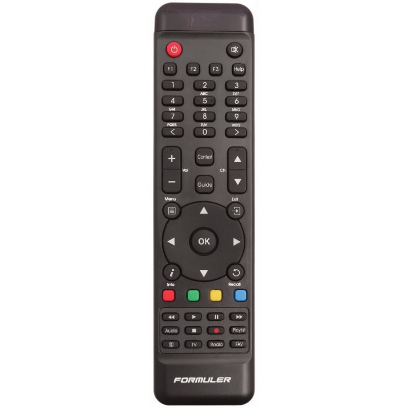 Original remote for Formuler F1, Formuler F3, Formuler F4 and Formuler F4 Turbo recepteurs