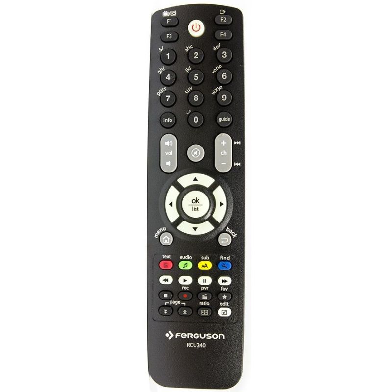 Ferguson RCU-240 Remote control for Ariva DVB-T/T2 receivers