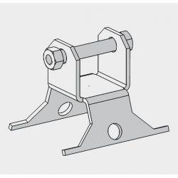 Base articulée à sceller pour pylône 180 Televes