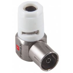 Triax KOKWI 4 LTE Conector fêmea 90º coaxial IEC. Triax 154111