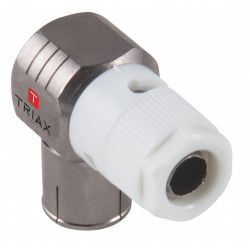 Triax KOKWI 4 LTE Conector fêmea 90º coaxial IEC. Triax 154111