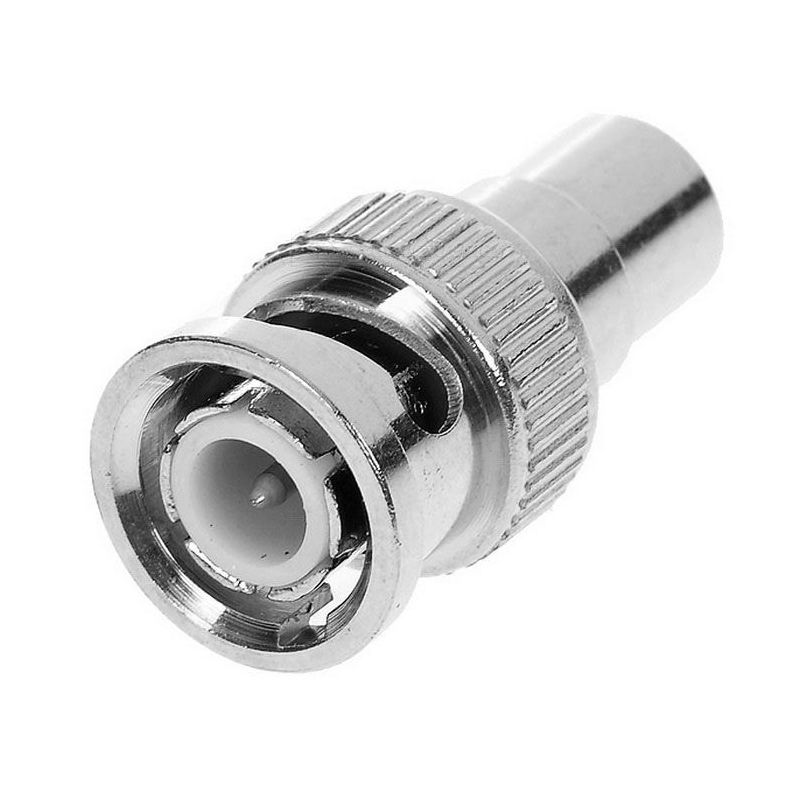 BNC male to RCA female connector