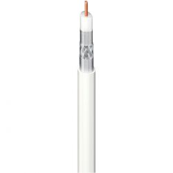 Câble coaxial cuivre-cuivre CXT blanc PVC (Touret bois 250m)