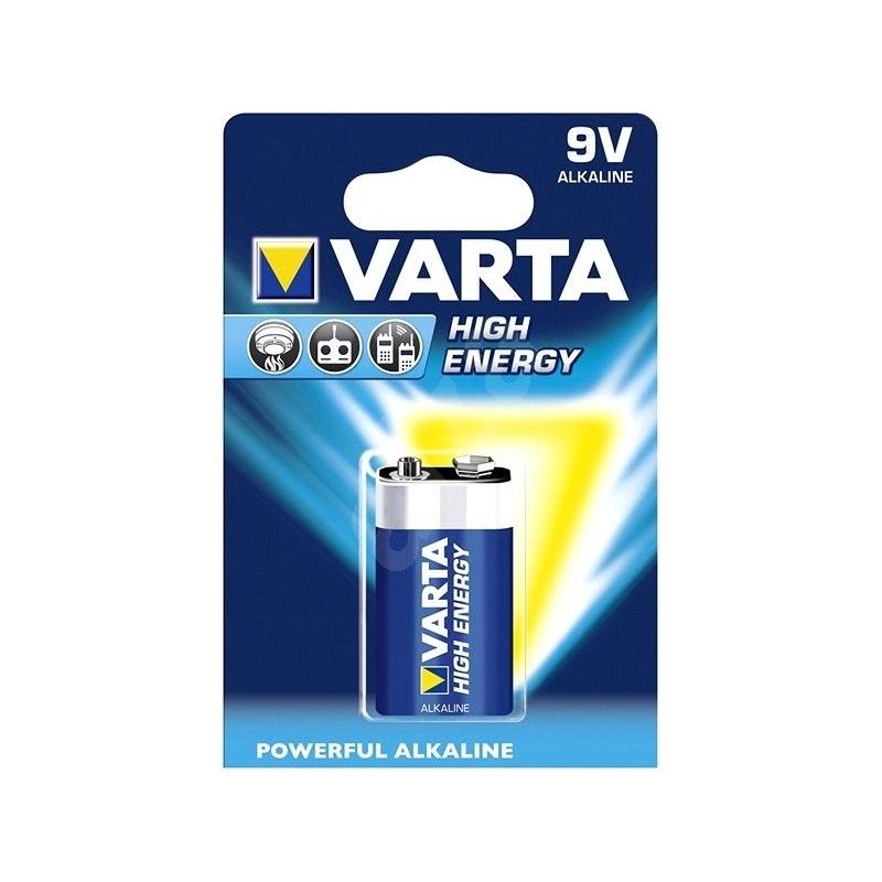 Bateria Varta High Energy LR61 9V