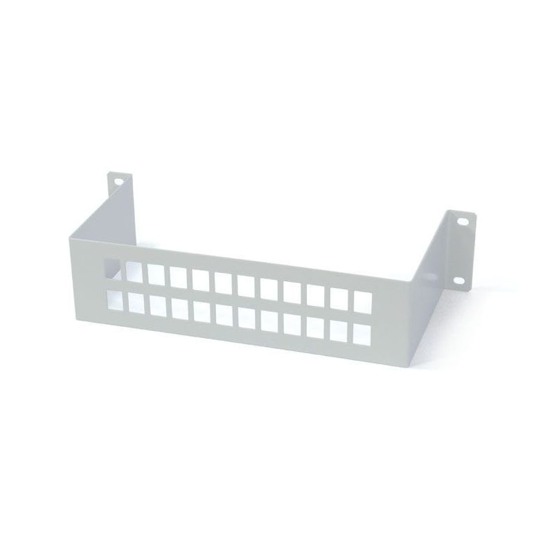 Open main terminal panel, for data cables (Up to 24 RJ45” connectors) Televes