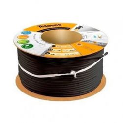 Cable coaxial cobre-cobre CXT negro PVC