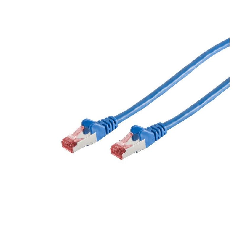 RJ45 1m network cable Cat 7 SFTP PIMF 600MHz Grey