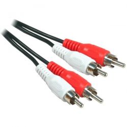 Cable RCA audio macho a macho 5 metros