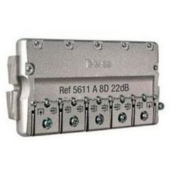 Derivador 5-2400 MHz connecteur EasyF 8 sorties 22dB type A Televes