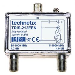 Galvanic Isolator 2 Outputs 1 MHz 4.2dB 85-1000, 5-1000 MHz 4.0 dB. TRIS-212EEN